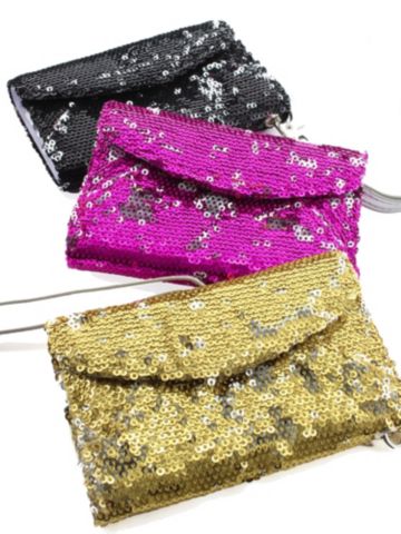 Sequin iPhone Wristlet
