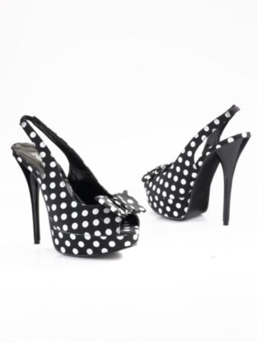 Dotted Derby Slingback