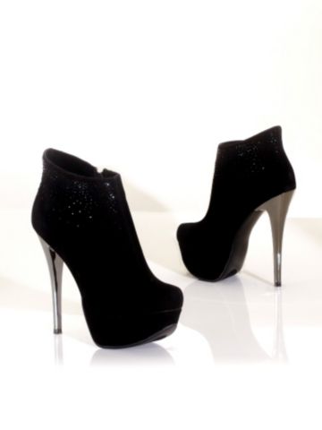 Mirrored Platform Bootie