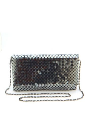 METAL MESH CLUTCH