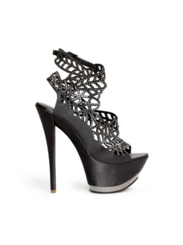 Rhinestone Platform Sandal
