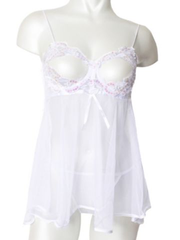 Enchanting Embroidered Babydoll