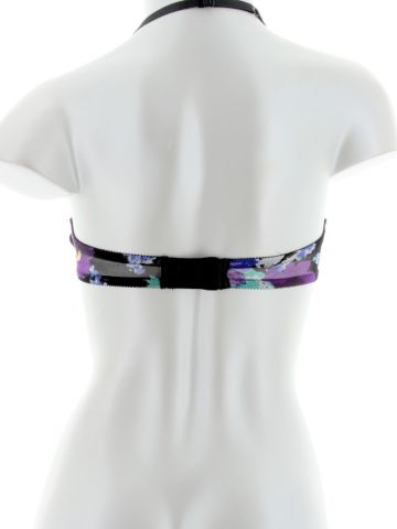 Floral Print Halter Bra