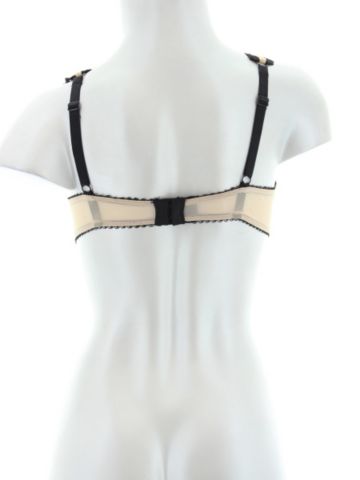 Satin and Lace Plunge Bra