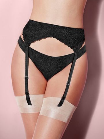 Breathtaking Lace Garter Belt