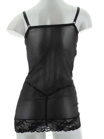Power Mesh & Lace Control Slip