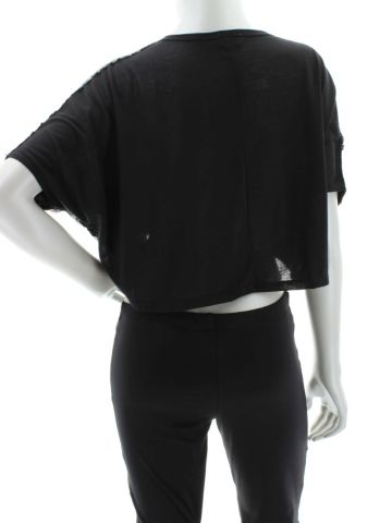 Sequin Cropped Top