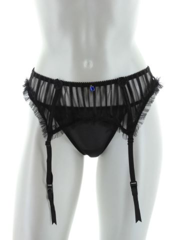 Shadow Stripe Garter Belt