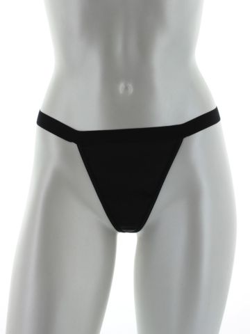 Mesh & Satin Illusion Thong