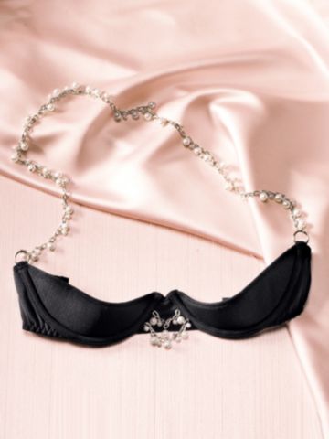Pearls & Chains Shelf Bra
