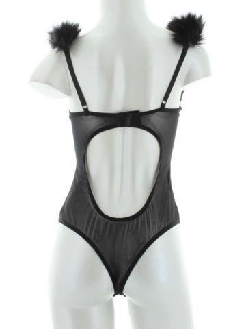 Zip Front Trapunto Fur Teddy