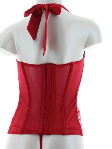 Heart Knit Sweater Bustier