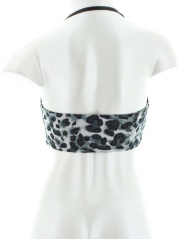 Snow Leopard & Lace Bandeau Bra