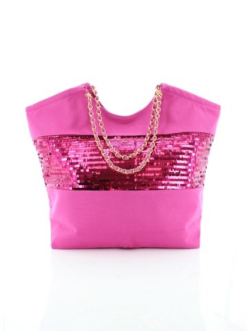 Sequin Beach Tote