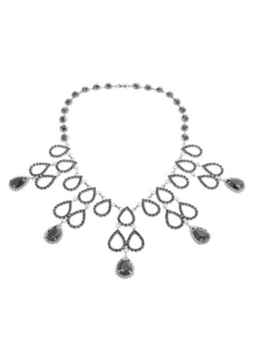 Crystal Teardrop Necklace 