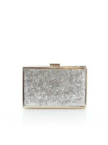 Silver Sparkle Clutch
