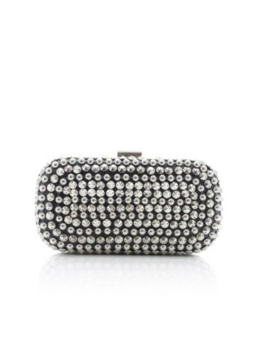 Allover Studded Clutch