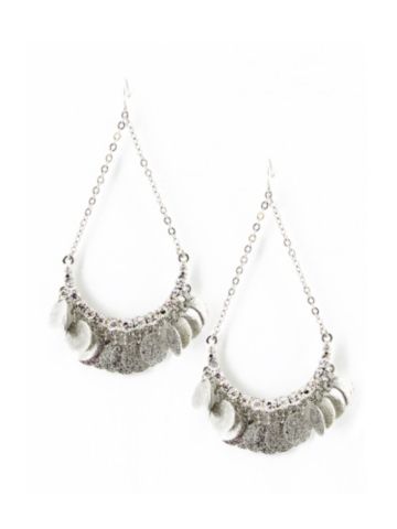 Metal Coin Earring