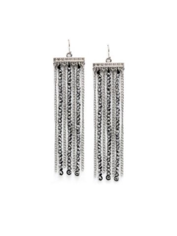 Beaded Chain Earring