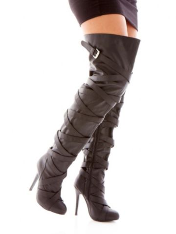 Sky-High Thigh High Boot