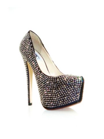 STARBURST RHINESTONE PUMP