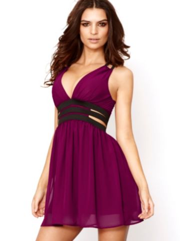 A-Line Cutout Dress