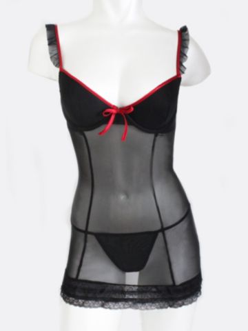 Sitting Pretty Mesh Chemise