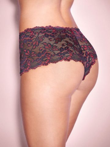 Jessica Cross-Dye Lace Boy Short