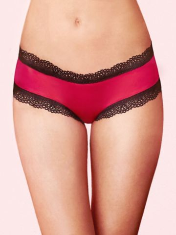Microfiber & Lace Boy Short