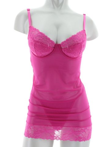 Power Mesh & Lace Control Slip