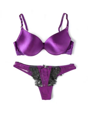 Eyelash Lace Thong